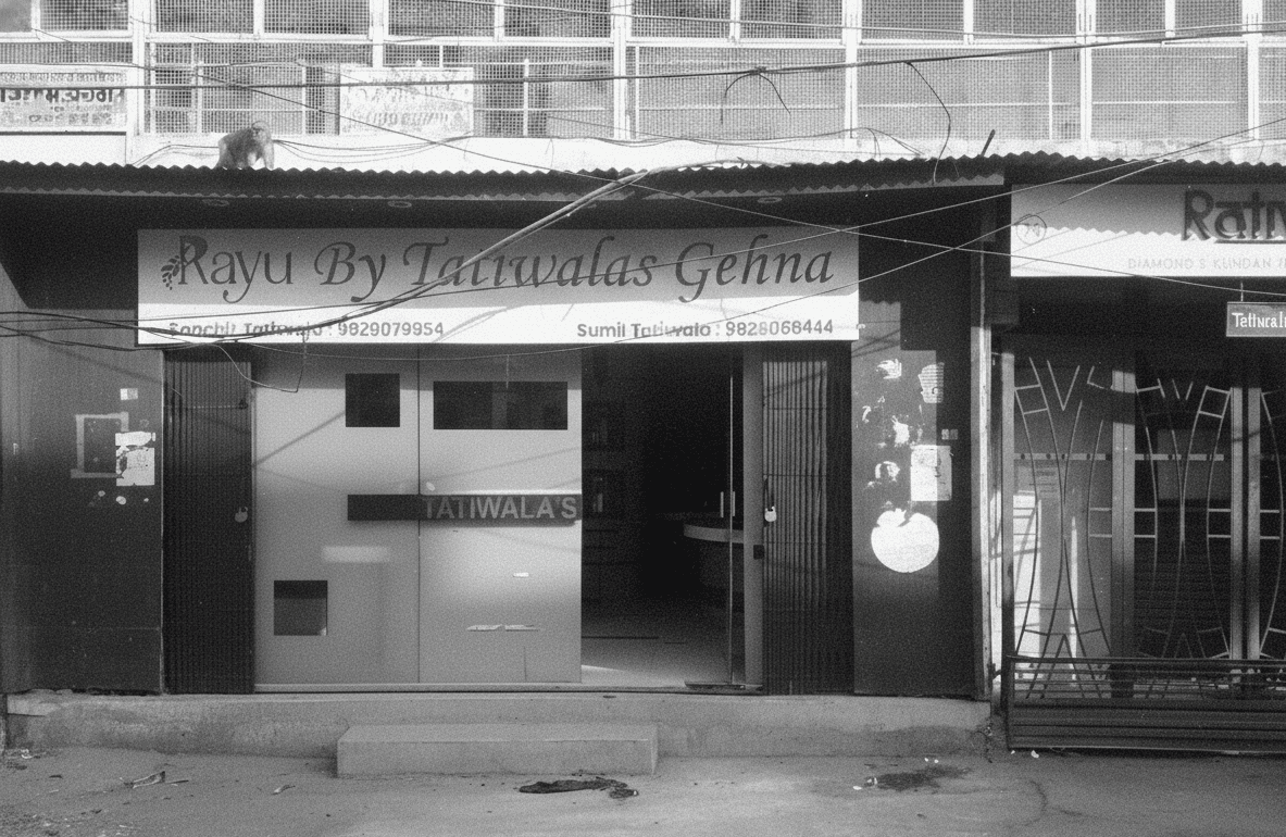 The original Rayu by Tatiwalas Gehna storefront in Jaipur