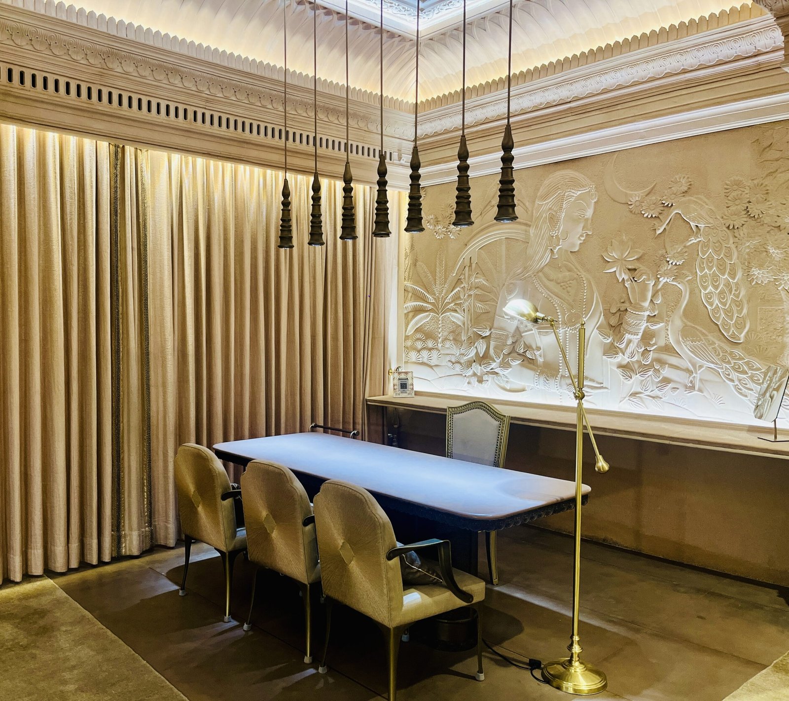 The modern Rayu atelier interior in Jaipur